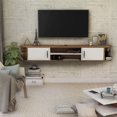 thumbnail image 6 of Thurles 2-Door Wood White Floating TV Console, 6 of 6