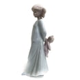 thumbnail image 1 of Girl Holding A Teddy Bear Behind Her Back Figurine, 1 of 1