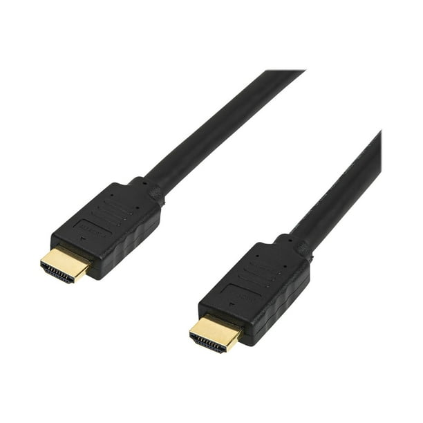 HDMI 2.0 Ethernet Premium Câble Haute Vitesse Certifié - 23ft 7M - 3D Ultra HD 4K 60Hz - Cordon HDMI Mâle à Mâle de 23 Pieds de Long (HDMM7MP) - Câble HDMI Mâle à HDMI Mâle - 23 ft - Noir - pour P/N: KITBXDOCKPEU, KITBXDOCKPUK