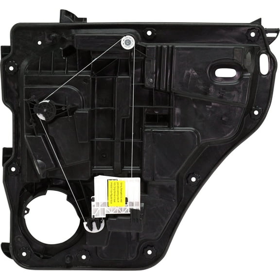 Window Regulator Compatible For 2007-2011 Dodge Nitro Rear, Left Driver Power With Motor