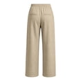 thumbnail image 5 of felwors Wide Leg Sweatpants Women Low Rise Baggy Sweatpants Y2K Drawstring Cotton Lounge Pants Womens Fall Fashion 2026 Khaki for Size L, 5 of 7