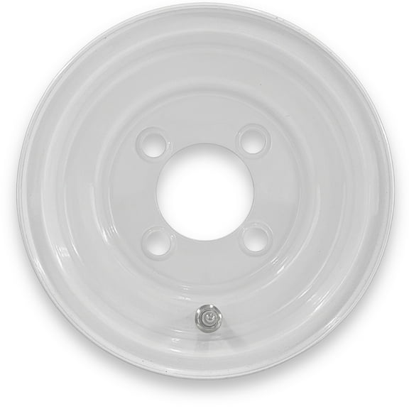 SteelMaster Steel Trailer Wheel 8x3.75 4 on 4 Bolt TR412 White Stamped