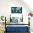 thumbnail image 4 of The world maps for kids wall poster large laminated (18x30) Young And Refined, 4 of 6