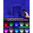 thumbnail image 4 of Galaxy Projector Star Projector, Night Light Projector Light for Bedroom, Room Decor,Smart WiFi Music Star Lights, 4 of 5