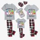 thumbnail image 1 of Pijamas familiares navideños a juego, conjuntos de pijamas grises, My Gnomies, Christams In July, 1 of 3