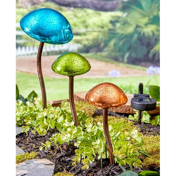 Set Of 3 Mushroom Garden Lights Com - 3 Piece Mushroom Table And Chair Novelty Garden Patio Furniture Set Set Of 3 Mushroom Garden Lights Com - 3 Piece Mushroom Table And Chair Novelty Garden Patio Furniture Set