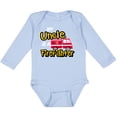 thumbnail image 3 of Inktastic My Uncle is a Firefighter with Fire Truck Boys or Girls Long Sleeve Baby Bodysuit, 3 of 5