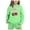 Vert Clair, variante sur Hiiyo Ensemble de Survêtement à Capuche pour Petites Filles Imprimé Cerise
