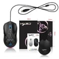thumbnail image 1 of X300 Computer Mouse Wired Ergonomic 7200DPI 12 RGB Lighting Wired Gaming Mouse Mice For Laptop PC Gamer black, 1 of 5