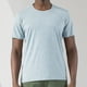 thumbnail image 1 of Camisas Elvqul Hombre Azul Claro Economicas Manga Corta Liso Cuello Redondo, 1 of 6