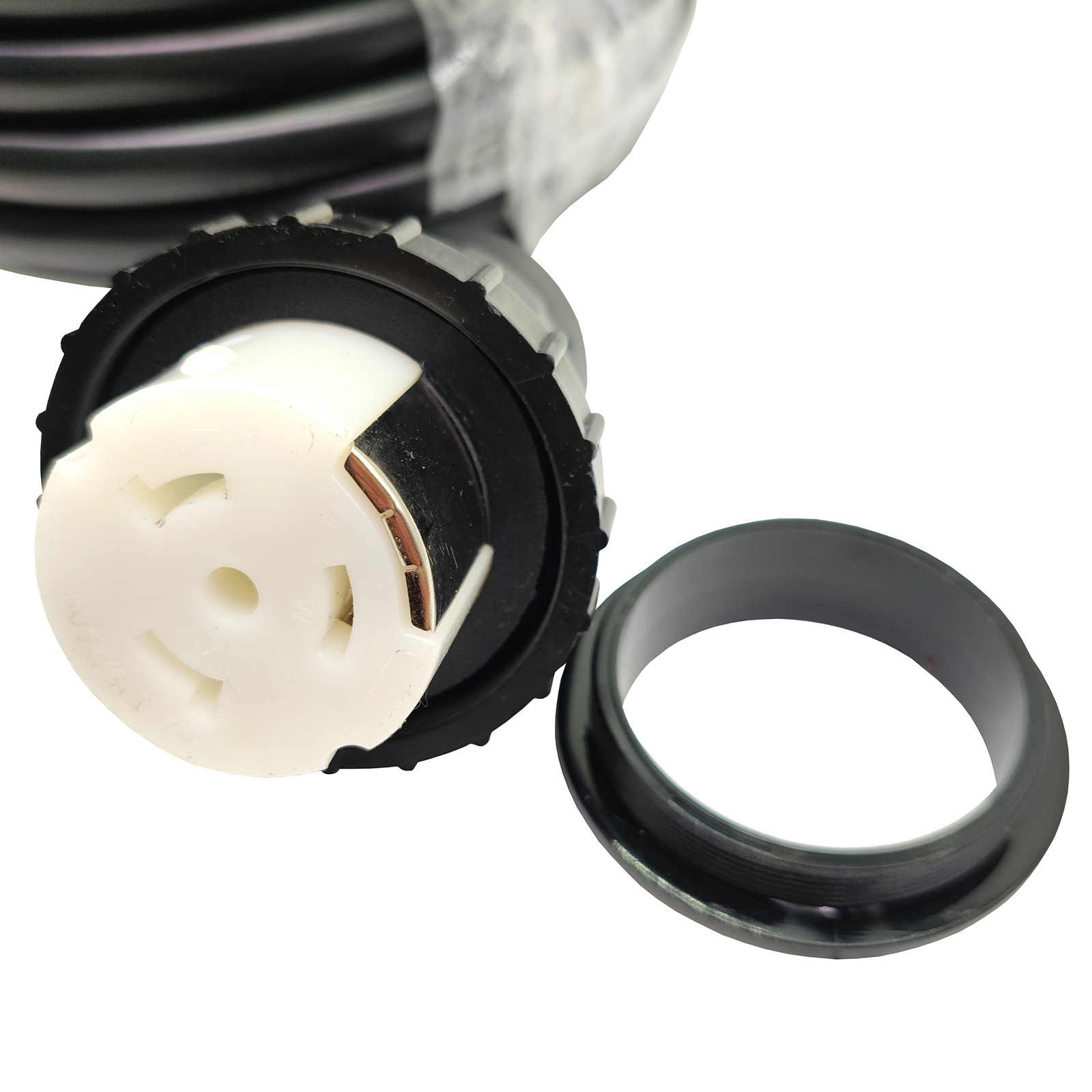 Parkworld 886528 RV 30A to Shore Power 50A Extension Cord Adapter TT-30P to SS2-50R (25FT)