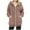 Pink, variant on Women's Fleece Jackets Winter Full Zip Warm Soft Hoodies Casual Comfy Long Jacket Double-Sided Velvet Sweaters Tops Fuzzy Hooded Outerwear Loose Outdoor Coats with Pockets