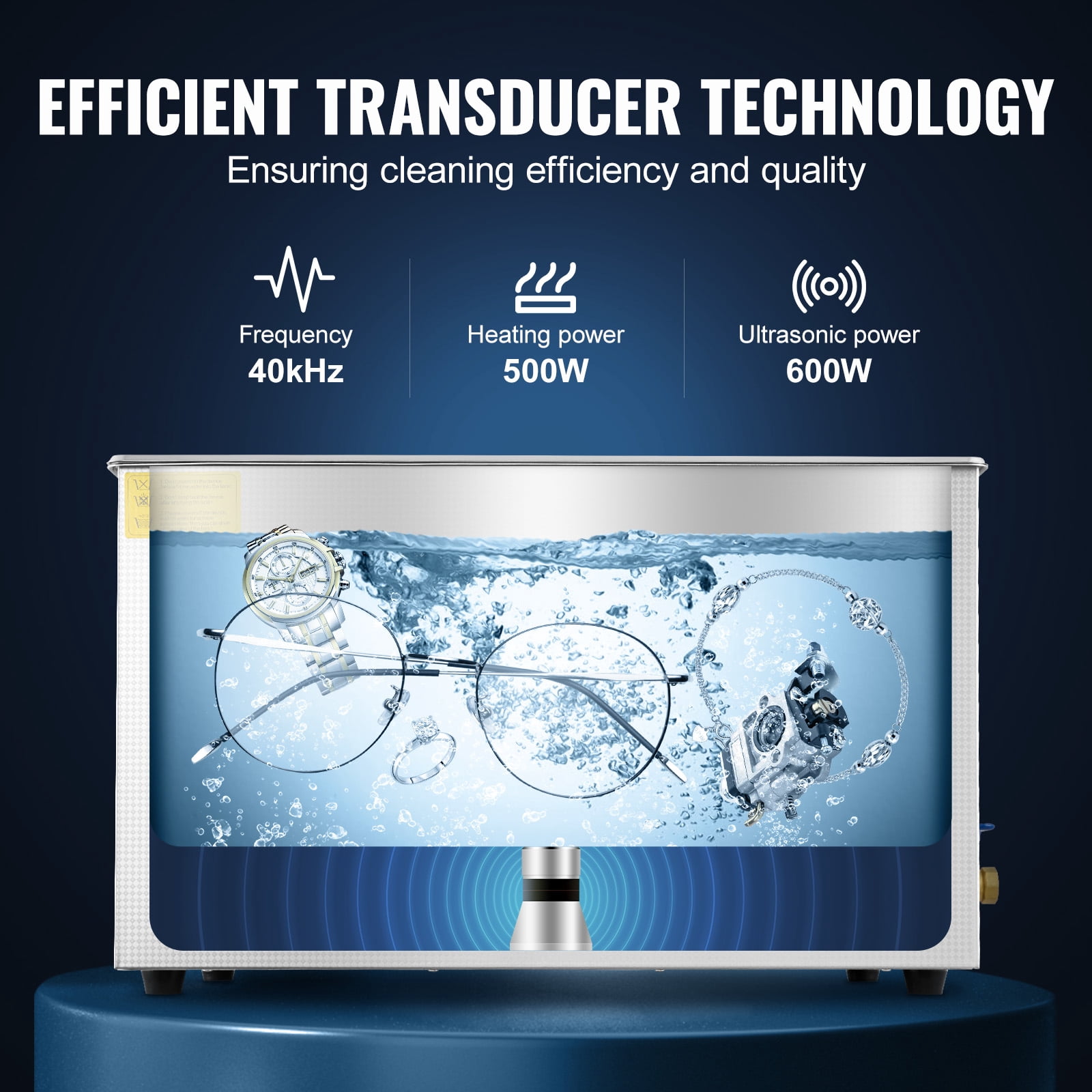BENTISM New 26-30L Heater Timer Bracket Jewelry Cleaning Digital Stainless Steel Ultrasonic Cleaning Machine