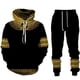 thumbnail image 3 of Conjunto de sudadera con capucha del faraón egipcio Anubis con el Ojo del Dios egipcio del coro antiguo impreso en 3D, 3 of 5