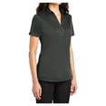 thumbnail image 4 of Yellow Rooster Womens Silk Touch Performance Polo Steel Grey L, 4 of 6