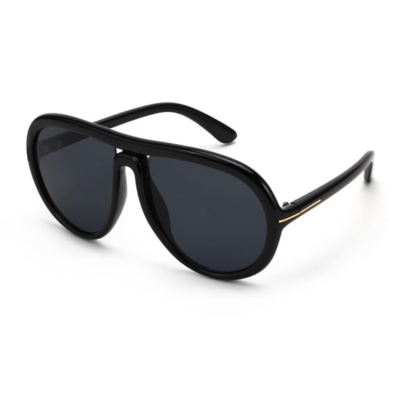 Karsaer Oversized Vintage Aviator Sunglasses for Men Women Retro 70s Style UV Protection Sun Glasses K7132