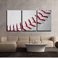 thumbnail image 2 of wall26 - Close Up of Baseball Seams - Canvas Art Wall Art - 16"x24"x3 Panels, 2 of 4