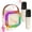 white, variant on KOPPOP Mini Karaoke Machine with 2 Wireless Mics, Portable Speaker for Home & Travel Singing, Fun Gift for Kids 4-12+ Years Old (Pink)
