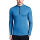 thumbnail image 1 of pstuiky camisas de manga larga para hombre, Sudadera deportiva de manga larga con cuello alto, cremallera y color sólido de secado rápido para hombre camisetas de hombre xl, 1 of 6