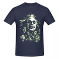 thumbnail image 3 of Camiseta de algodón de manga larga personalizada de la película B-Beetlejuice para hombre, estilo vintage, con fantasma espeluznante, 3 of 5