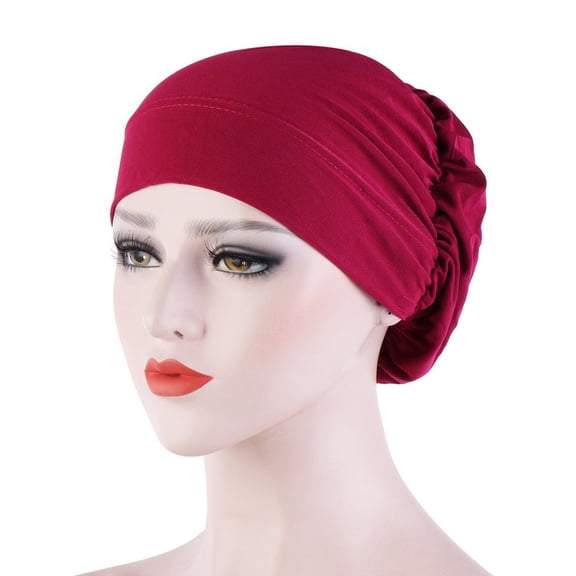 Women Chemo Cancer Head Hat Beanie Cap Hair Cover Wrap Turban Headwear Muslim Hijab