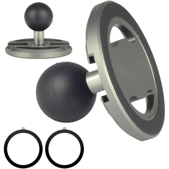 AIR-Magnetic Car Phone Holder Mount with B Size 1" Ball Compatible with Magsafe iPhone 16 15 14 13 Pro Max RAM mounts B Size 1 inch Double Socket Arm Magsafe Ball Mount Adapter