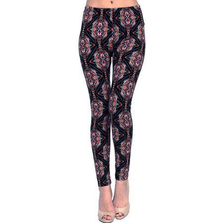 ViV Collection Printed Brushed Leggings Shockify (Best Leggings In The World)