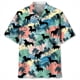 thumbnail image 5 of Camisa hawaiana con estampado 3D de dibujos animados de perro salchicha para hombre, blusa con gráfico de animales para mascotas, blusas con botones de solapa para vacaciones de verano, camisas de pla, 5 of 5