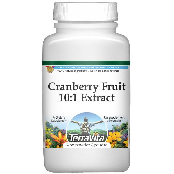 Extra Strength Cranberry Fruit Juice 10:1 Extract Powder (4 oz, ZIN: 512973) by TerraVita