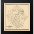 thumbnail image 2 of Walsh 15x15 Black Modern Framed Museum Art Print Titled - Colorado County Texas - Walsh 1880, 2 of 5