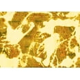 thumbnail image 1 of Ahgly Company Machine Washable Indoor Rectangle Abstract Yellow Modern Area Rugs, 4' x 6', 1 of 4