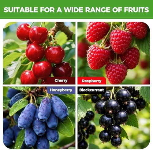 Blueberry Bush Netting Cover 2 Pack 8 x 8 ft, Garden Bird Netting with Zipper & Drawstring, Reusable Berry Bush Netting for Highbush Blueberries & Fruit Tree, Bird Deer Insect and Poultry Barrier