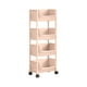 thumbnail image 1 of Estante de almacenamiento de escritorio, escritorio móvil de pie para dormitorio, carrito debajo de la mesa, estantería pequeña Simples con ruedas, estante de almacenamiento multifuncional de varios, 1 of 1