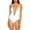 White, variant on Becca by Rebecca Virtue Womens Layla Beachwear Nylon One-Piece Swimsuit