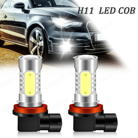 For Jeep Grand Cherokee 2014 2015 2016 2017 White H11 COB LED Fog Light Bulbs