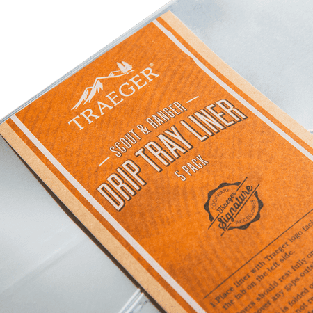 Traeger Grills - Ranger/Scout Drip Tray Liner - (5 pk)