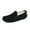 Black, variant on Winter Men's Casual Loafers Slip On Outdoor Fuzzy Furry Loafers Leather Warm Comfortable Shoes Male Driving Shoes Moccasins Classic Penny Loafer Flats Boat Shoes