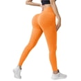 thumbnail image 4 of Ribbed Leggings for Women High Waisted Tummy Control Lifting Leggings Stretch Soft Workout Yoga Pants, 4 of 4