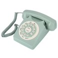 thumbnail image 4 of Antique European vintage landline phone Green High Definition Call Large clear button, home phone, 4 of 5
