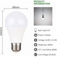 thumbnail image 4 of E27 9W 220V LED Cool White 6500K for Camping, 75W Halogen Equivalent, AC DC 12 Volt 24 Volt E27 LED Bulb for Solar Panel/Garage/Garden, Non-dimmable, 4 of 5
