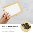 thumbnail image 3 of SHINYPASING 2pcs Mould and Frame for Paper Making Wooden for DIY Fun Crafting, 3 of 8