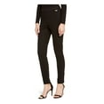 thumbnail image 3 of CALVIN KLEIN Womens Black Pull On Pinstripe Skinny Pants S, 3 of 4