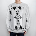 thumbnail image 4 of Terrifier Unisex Sweater Long Sleeve Fall Casual Crewneck Tops Pullover Active Streetwear Fashion Sweatshirt 2XL, 4 of 6