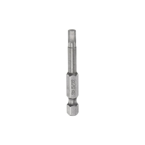 5/32" Hexagonal Destornillador Taladro SAE 1/4" Hexagonal Vástago 2" Longitud Magnético S2 Acero Potencia Perforación taladros