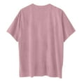 thumbnail image 4 of TayIor Sw1ft Chemises, Tyler Sw1ft Merch, Tyler Sw1ft, Mode Décontractée Imprimée Col Rond Manches Courtes Chemises Blouse Femme Graphique Amateur de Musique TKFASHION Rose G, 4 of 5