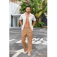 thumbnail image 2 of COOFANDY Men's Casual Linen Cotton Pants Elastic Waist Summer Beach Trousers Lightweight Yoga Vacation Pants, 2 of 7