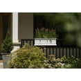 thumbnail image 5 of Veradek Brixton Railing Window Box 36" Plastic Planter 2-Pack White, 5 of 14