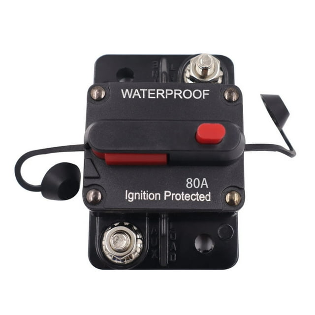 30A 40A 50A Réinitialisation de Fusible de Disjoncteur Étanche 12-48V DC pour Voiture Bateau