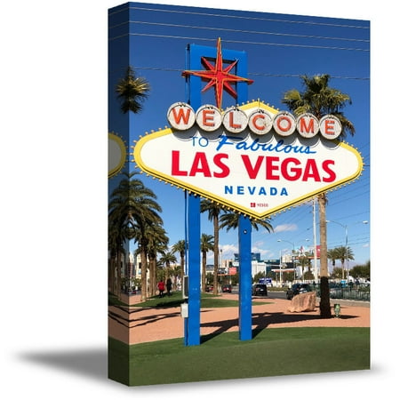 Awkward Styles Welcome To Fabulous Las Vegas Sign Canvas Artwork