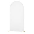 thumbnail image 1 of KFFKFF Arch Backdrop Stand, 7.2 x 4 ft, Stable Structure, Easy Assembly, 1 Set Gold Metal Arch Backdrop Stand with Cover, 1 of 9
